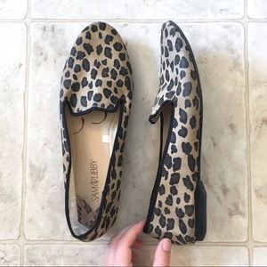 Cheetah Print Loafers, Slip-On Flats, Canvas Shoes